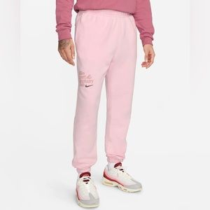 NIKE Men's Sportswear 'Sport & Sanctuary Club' Pants FJ1686-690 Pink (Sz: M) New